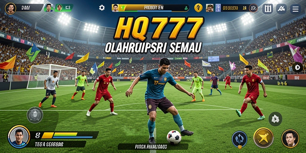 Gameplay HQ777 yang mengasyikkan dalam nuansa olahraga seru.