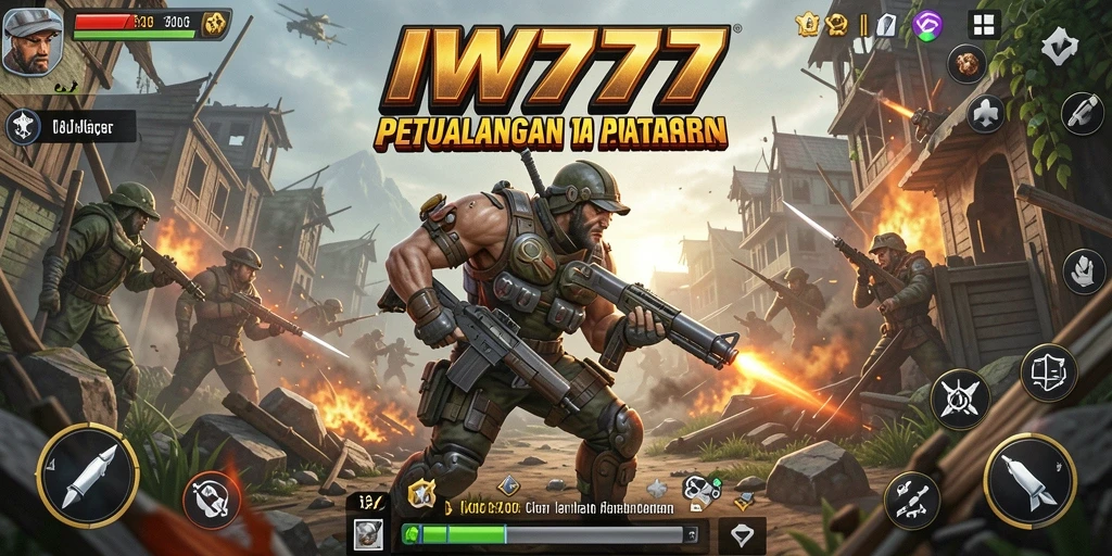 Screenshot menunjukkan karakter utama dalam aksi menegangkan.