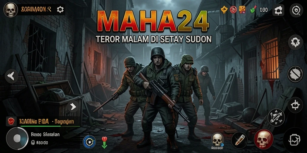 Tampilan gameplay menyeramkan di dunia gelap MAHA24.