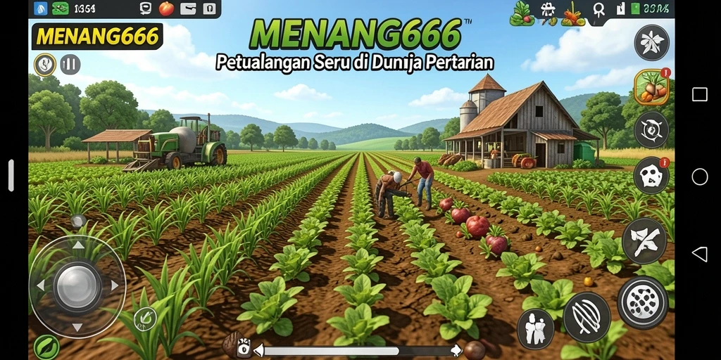 Tampilan gameplay seru di dunia pertanian MENANG666.