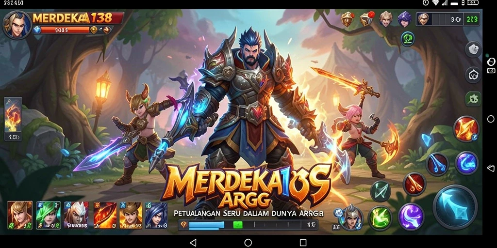 Gameplay seru dan grafik memukau di MERDEKA138.