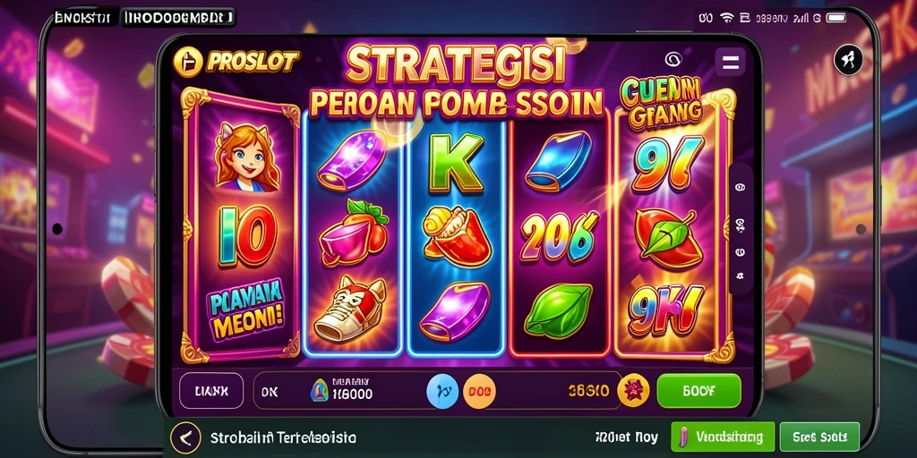 Screenshot PROSLOT menampilkan momen seru dalam permainan strategi.