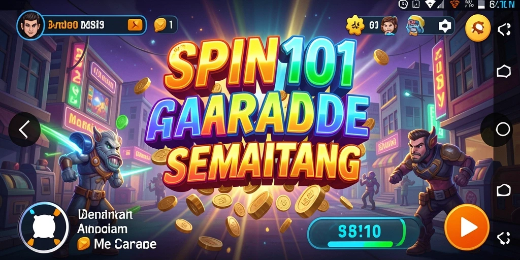 Tampilan gameplay seru dari SPIN101 dalam kategori Arcade.