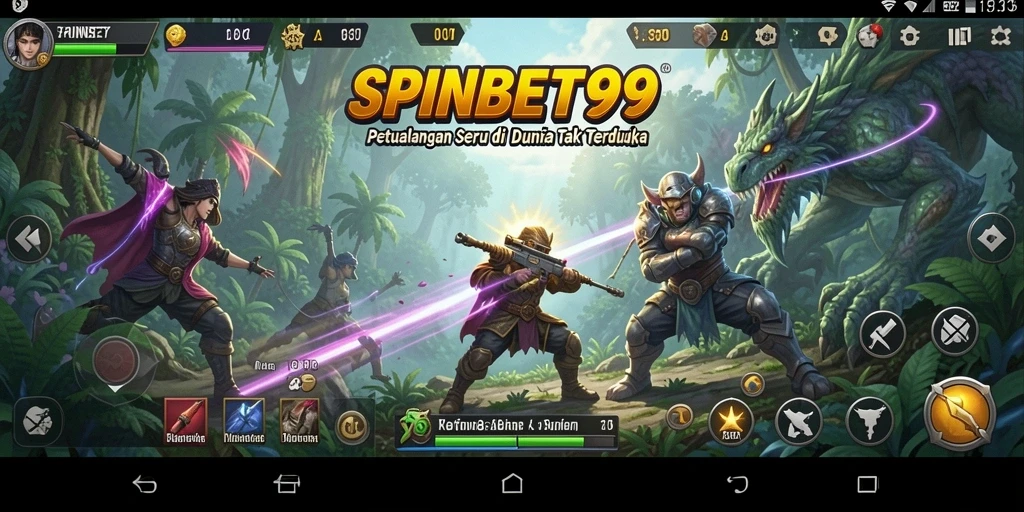 Tangkapan layar gameplay SPINBET99 yang menampilkan petualangan seru dan grafis memukau.