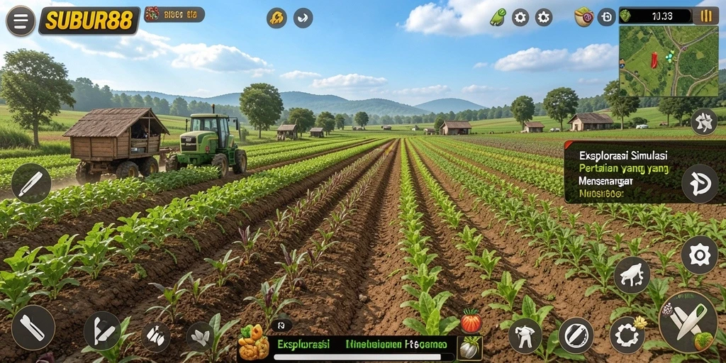 Tampilan gameplay SUBUR88 yang penuh warna dan interaktif.