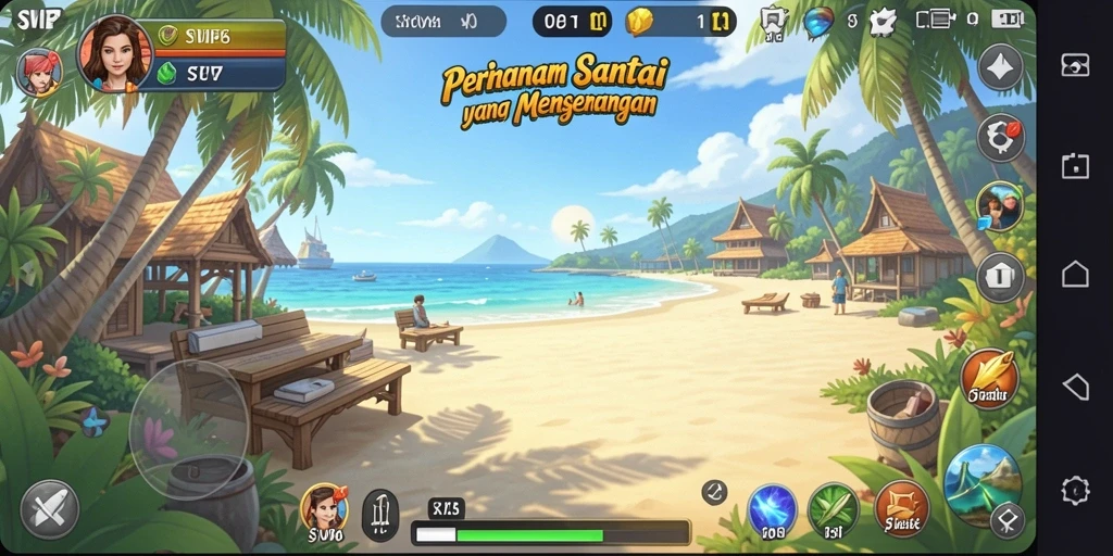 Screenshot utama menampilkan gameplay Casual yang menghibur.